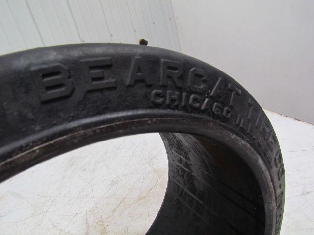 Bearcat 15"X7"X11-1/4" Press On Solid Rubber Smooth Forklift Tire Wheel