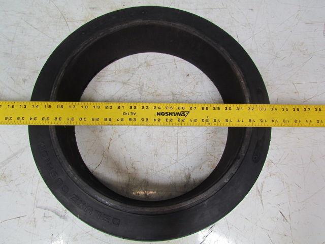 Deluxe Cushion 22"X5"X16" Press On Solid Rubber Smooth Forklift Tire Wheel