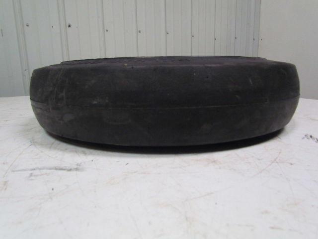 Deluxe Cushion 22"X5"X16" Press On Solid Rubber Smooth Forklift Tire Wheel