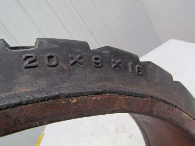 Firestone 20 X 5 X 16 Press On Solid Rubber Traction Forklift Tire Wheel