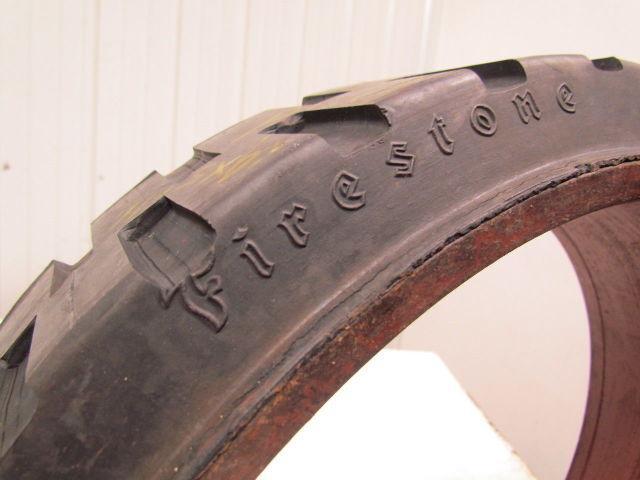 Firestone 20 X 5 X 16 Press On Solid Rubber Traction Forklift Tire Wheel