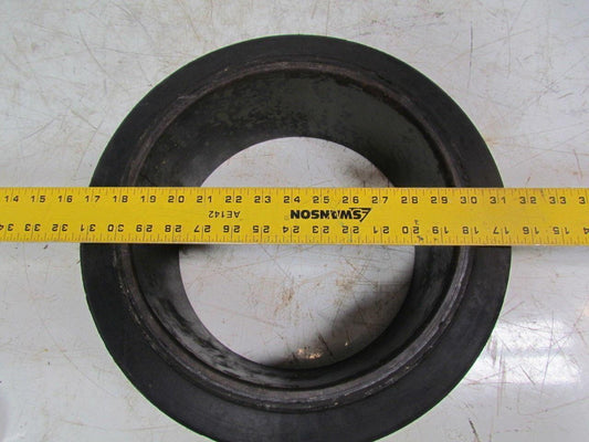 15-1/2"X6"X11-1/4" Press On Single Groove Solid Rubber Forklift Tire Wheel