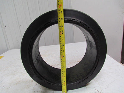 15-1/2"X6"X11-1/4" Press On Single Groove Solid Rubber Forklift Tire Wheel