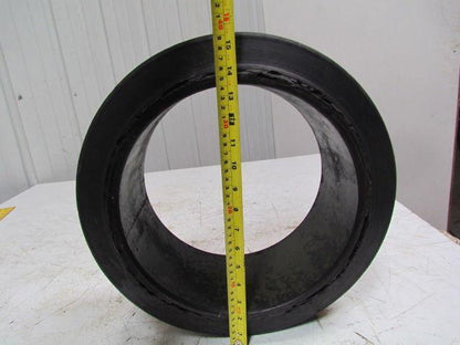 15-1/2"X6"X11-1/4" Press On Single Groove Solid Rubber Forklift Tire Wheel