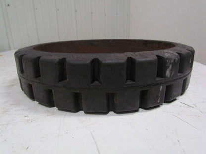 Goodyear 22"X4-1/2"X17-3/4" Press On Solid Rubber Traction Forklift Tire Wheel