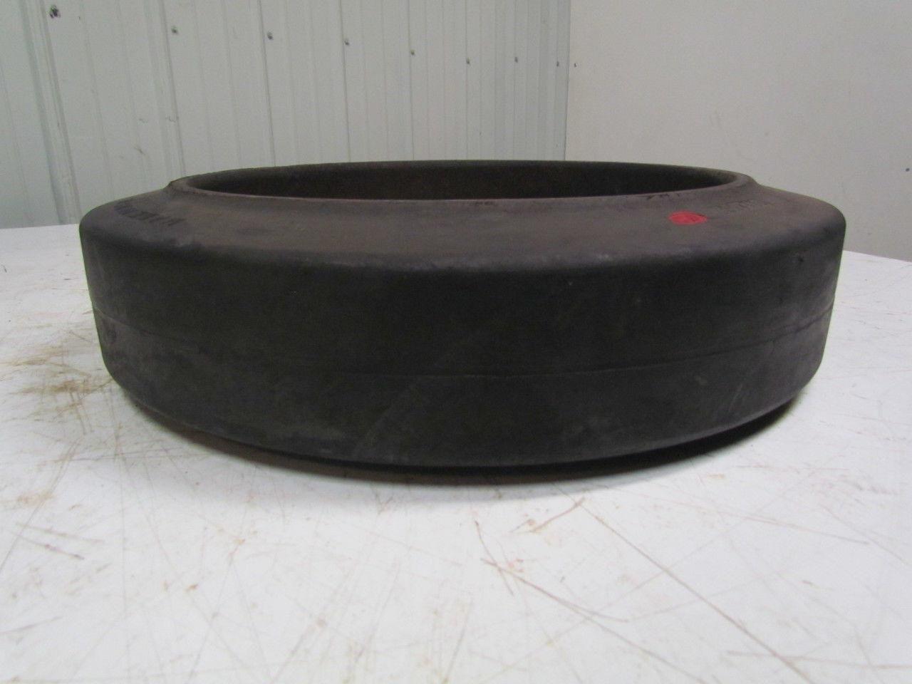 B.F. Goodrich 21"X5"X15-1/2" Press On Solid Rubber Smooth Forklift Tire Wheel