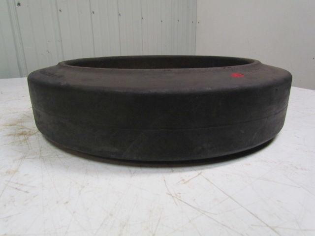 B.F. Goodrich 21"X5"X15-1/2" Press On Solid Rubber Smooth Forklift Tire Wheel