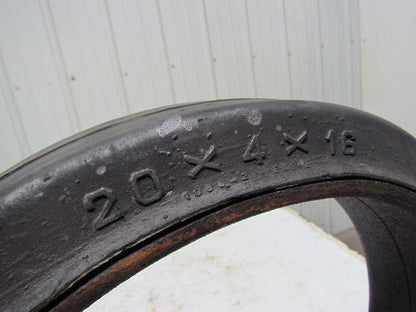 B.F. Goodrich 20"x4"x16" Press On Solid Rubber Smooth Forklift Tire Wheel