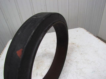Monarch 20"x4"x16" Press On Solid Rubber Smooth Forklift Tire Wheel