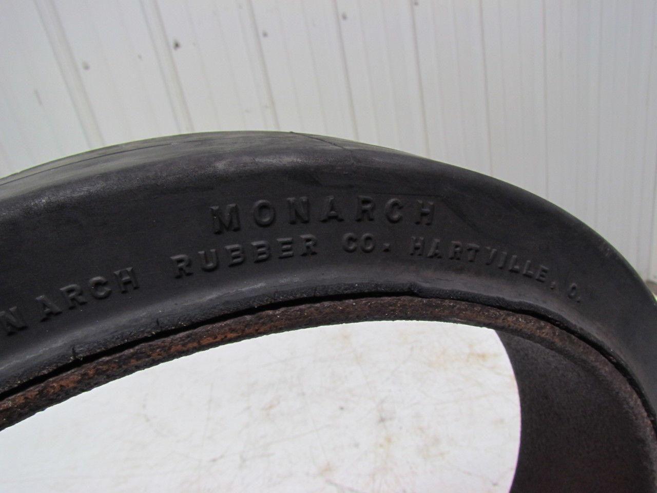 Monarch 20"x4"x16" Press On Solid Rubber Smooth Forklift Tire Wheel