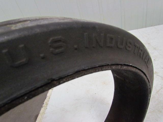 U.S. Industrial 20"x4"x16" Press On Solid Rubber Smooth Forklift Tire Wheel