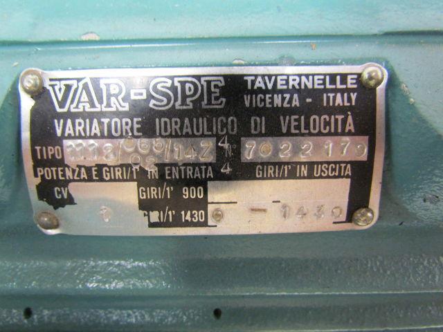 Var-Spe 1112/06502/14Z44 Power Transmission Hydrostatic Speed Variator Motor