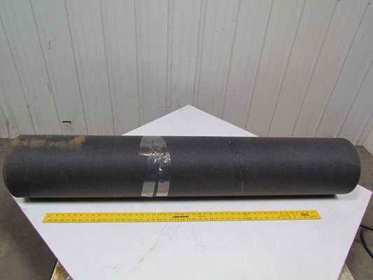 1-Ply Hard Woven Black conveyor Belt 18ft x 59-1/2"