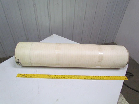 2-ply White/Clear Urethane Smooth top conveyor belt 34ft x 47-1/4"