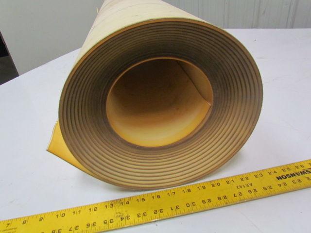 2-ply White/Clear Urethane Smooth top conveyor belt 34ft x 47-1/4"
