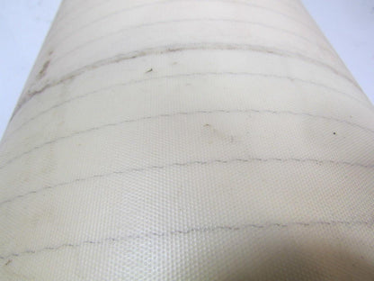 2-ply White/Clear Urethane Smooth top conveyor belt 34ft x 47-1/4"