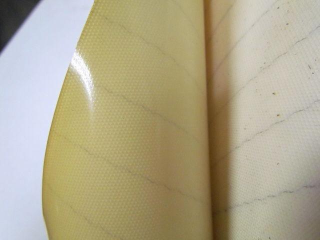 2-ply White/Clear Urethane Smooth top conveyor belt 34ft x 47-1/4"