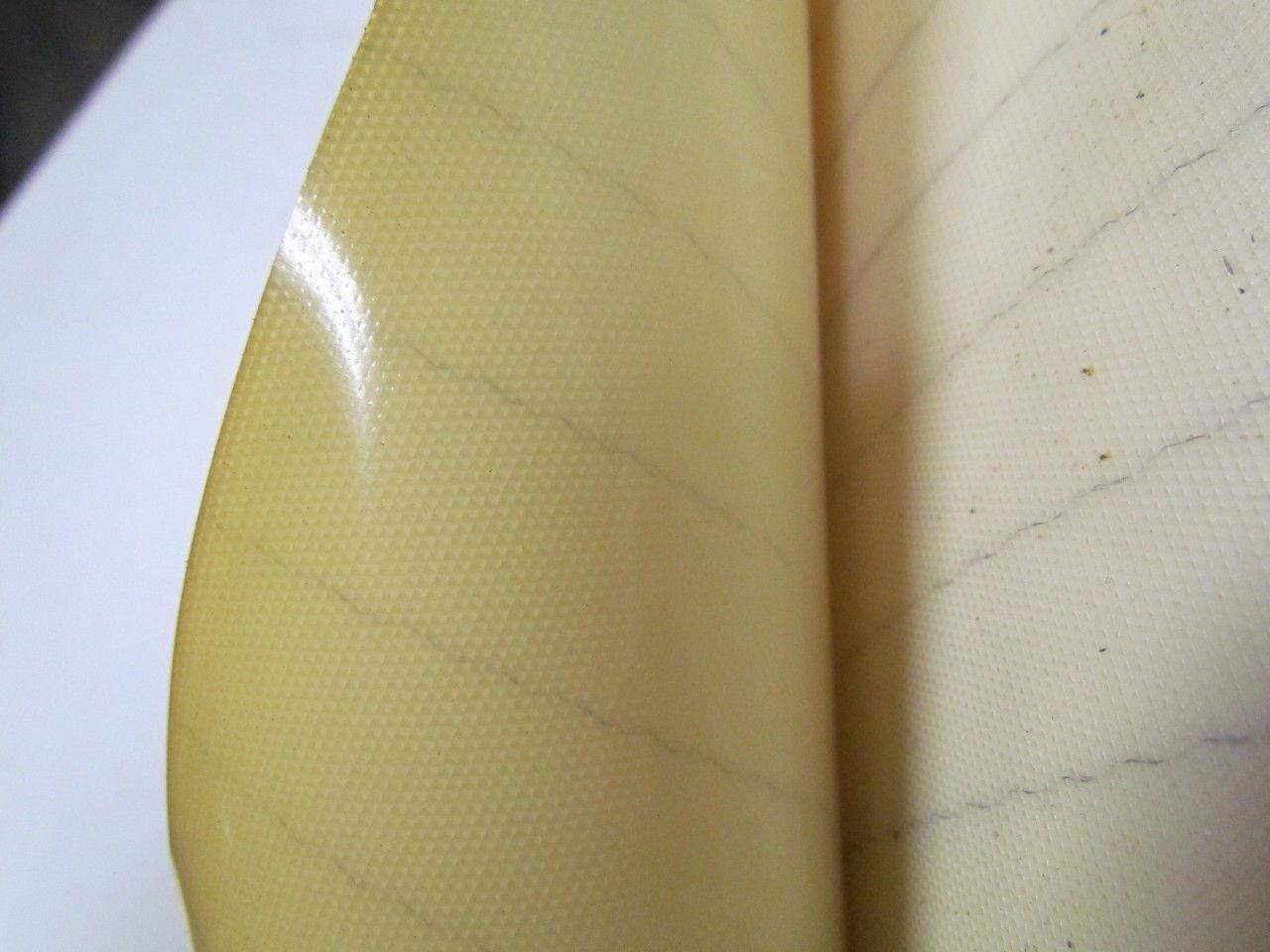 2-ply White/Clear Urethane Smooth top conveyor belt 34ft x 47-1/4"