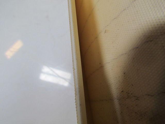 2-ply White/Clear Urethane Smooth top conveyor belt 34ft x 47-1/4"