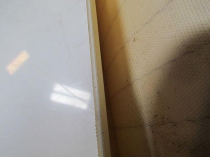 2-ply White/Clear Urethane Smooth top conveyor belt 34ft x 47-1/4"