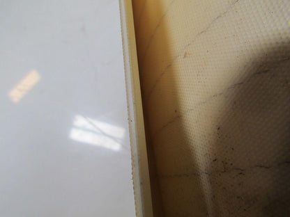 2-ply White/Clear Urethane Smooth top conveyor belt 34ft x 47-1/4"