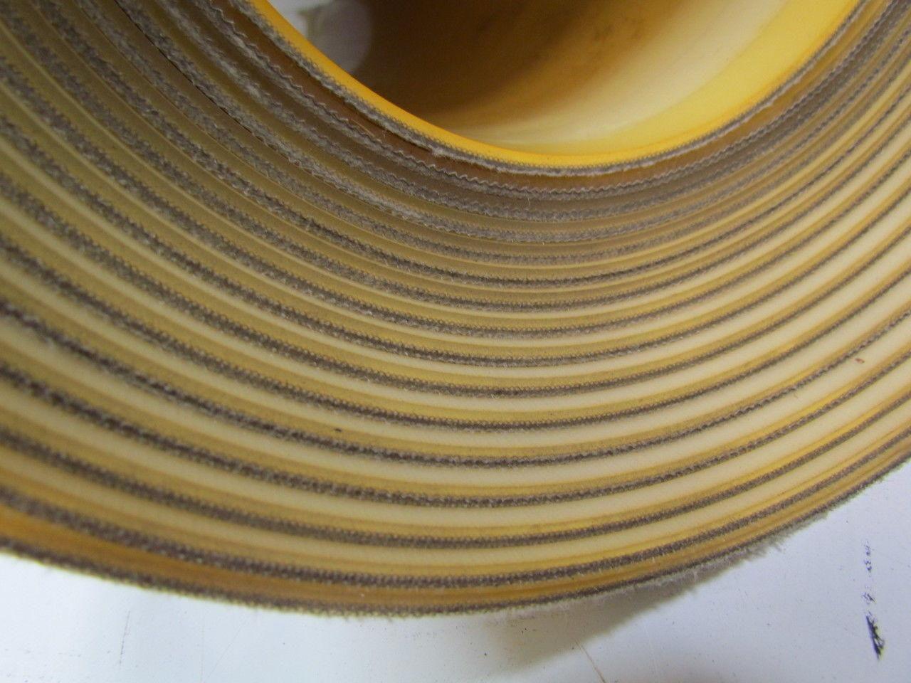 2-ply White/Clear Urethane Smooth top conveyor belt 34ft x 47-1/4"