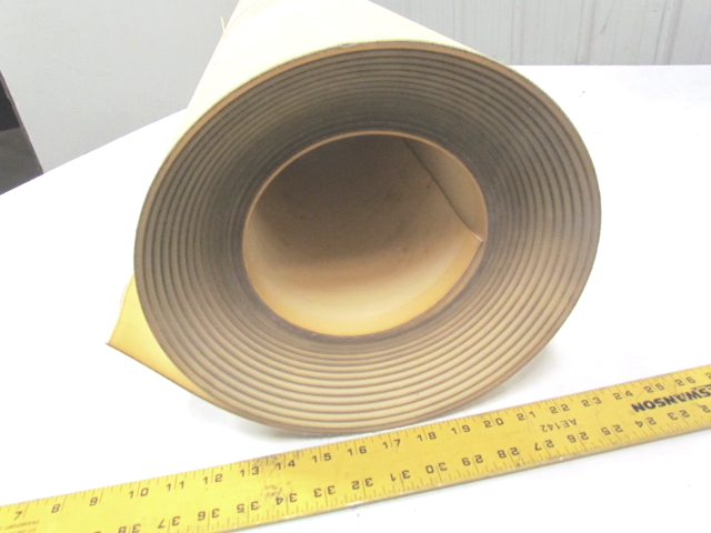 2-Ply White/Clear Urethane Smooth Top Conveyor Belt 47-1/4"W x 34' Length