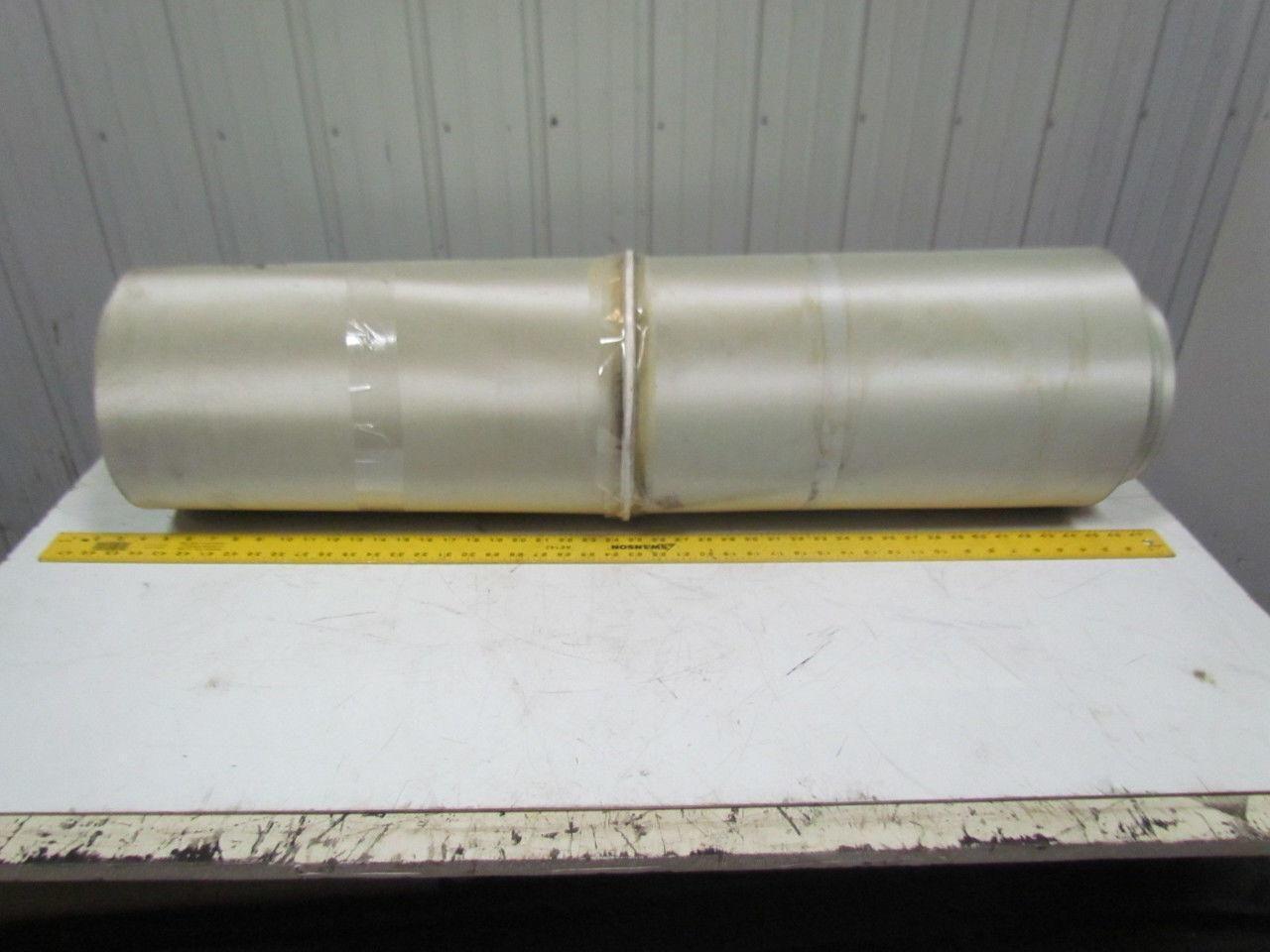 Green 1-Ply Smooth Top Nylon Backed Center V Guide Conveyor Belt 23FT X 41"