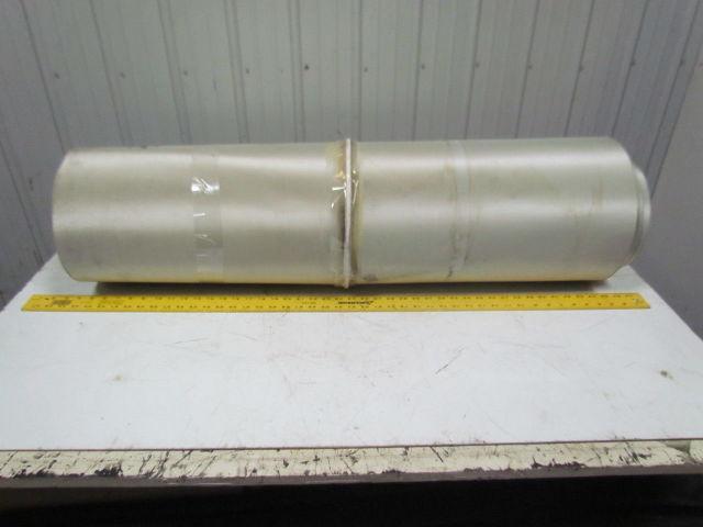 Green 1-Ply Smooth Top Nylon Backed Center V Guide Conveyor Belt 23FT X 41"