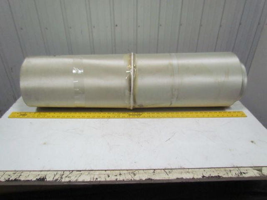 Green 1-Ply Smooth Top Nylon Backed Center V Guide Conveyor Belt 23FT X 41"