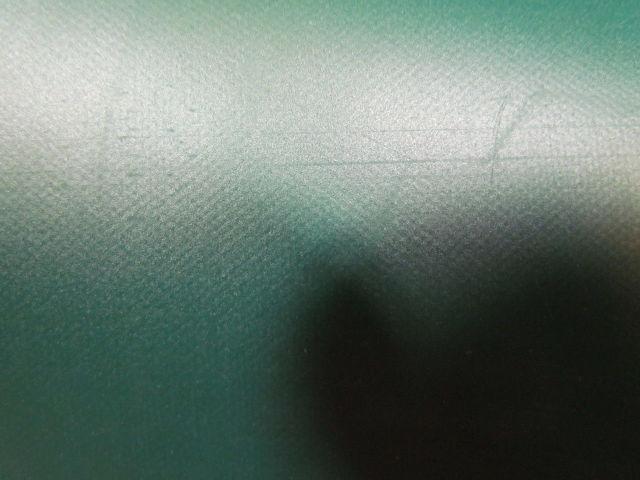 Green 1-Ply Smooth Top Nylon Backed Center V Guide Conveyor Belt 23FT X 41"