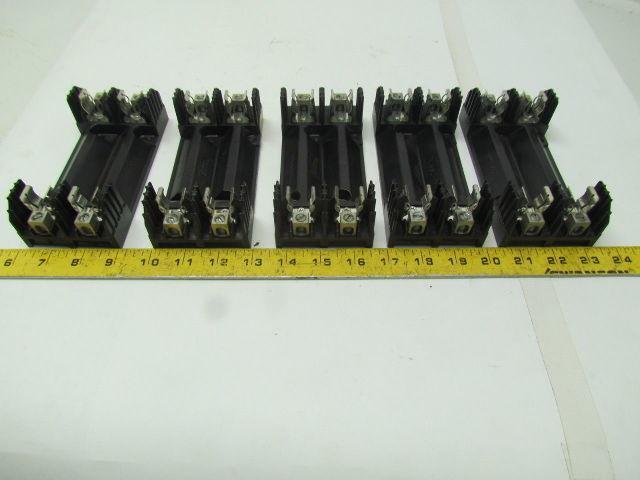 Buss 30A-600V R60030-2CR Fuse Holder Two Pole Lot of 4