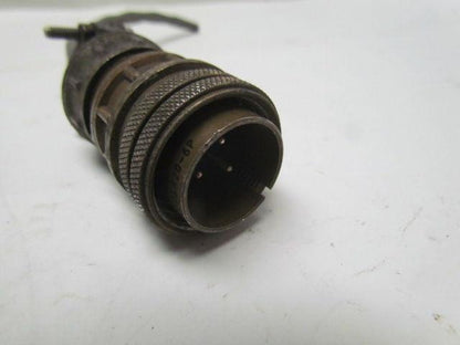 Amphenol 97-3106A20-6P 3 Pin Plug with bushing & ESC 9507 Strain Relief Lot of 2