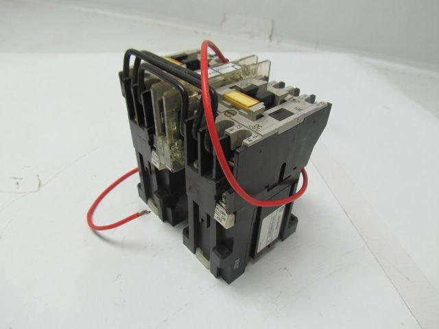 Allen Bradley 104-AO9NZ243 Ser A Reversing Contactor 600V 9A w/24VDC Coil