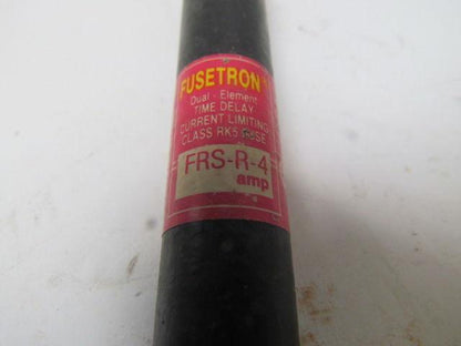 Bussmann FRS-R-4 Fusetron Fuse 4A 600VAC Lot of 8