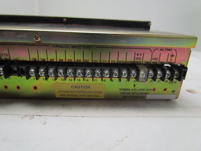 Allen-Bradley 2706-B13J31 Ser G Rev B Dataliner DL40 Plus message display