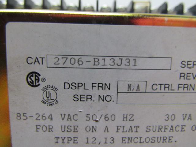 Allen-Bradley 2706-B13J31 Ser G Rev B Dataliner DL40 Plus message display