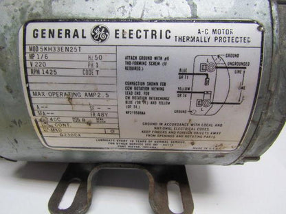 Gast Pump Vacuum/Air With GE 1/6HP 220V 50HZ 1PH 1425RPM motor