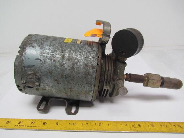 Gast Pump Vacuum/Air With GE 1/6HP 220V 50HZ 1PH 1425RPM motor