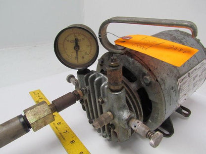 Gast Pump Vacuum/Air With GE 1/6HP 220V 50HZ 1PH 1425RPM motor
