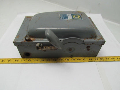 Square D H361 30 amp 600Volt fusedsafety switch disconnect