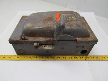 Square D A85341 Ser.A1 Fused single throw safety switch disconnect 30A 600V