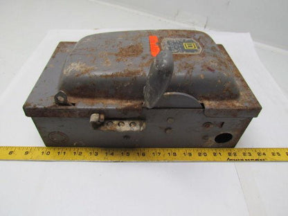 Square D A85341 Ser.A1 Fused single throw safety switch disconnect 30A 600V