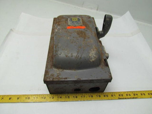 Square D A85341 Ser.A1 Fused single throw safety switch disconnect 30A 600V