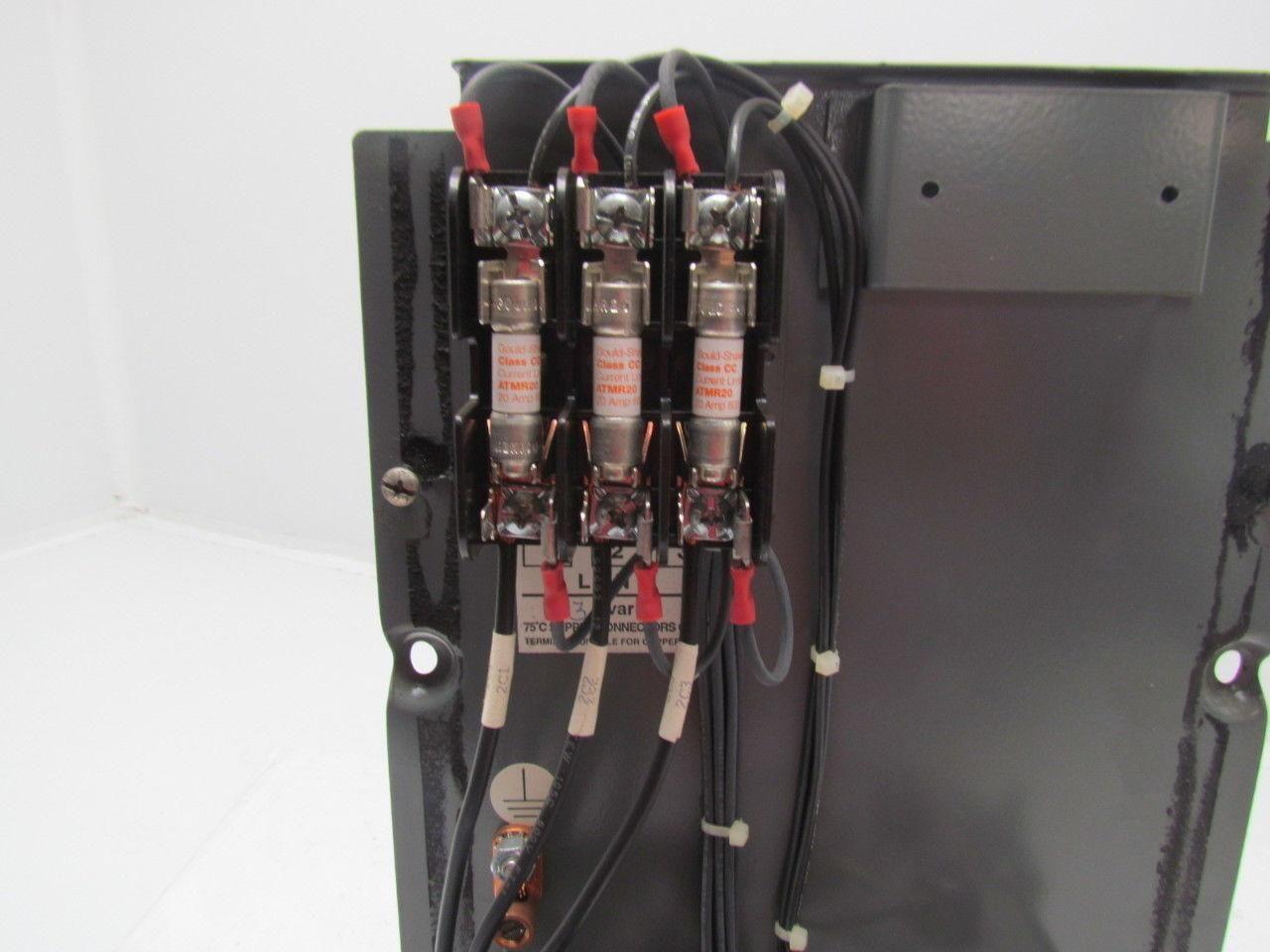 Myron Zucker Calmount Capacitor KNM43003-3 3KVAR 480 volt 3PH 60HZ Nema 12