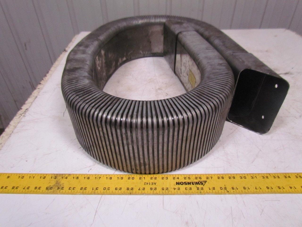 3" x 6" ID x 6' Steel Enclosed Wireway / Cable Hose Carrier