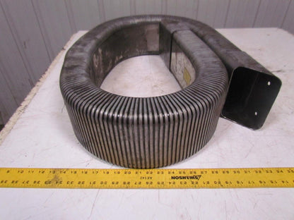 3" x 6" ID x 6' Steel Enclosed Wireway / Cable Hose Carrier