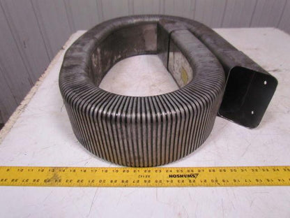 3" x 6" ID x 6' Steel Enclosed Wireway / Cable Hose Carrier