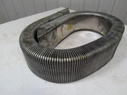 3" x 6" ID x 6' Steel Enclosed Wireway / Cable Hose Carrier