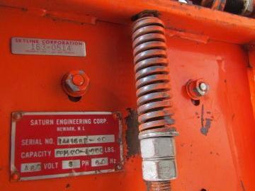 Saturn Eng T144 Monorail Bridge Tractor Powered Beam Power Trolley 4000Lb 70FPM